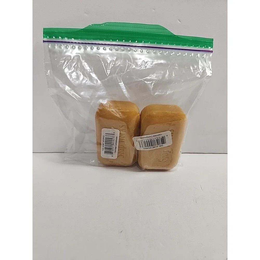 Soap Works Oatmeal Soap Bar 2 Bars 3.5 Oz